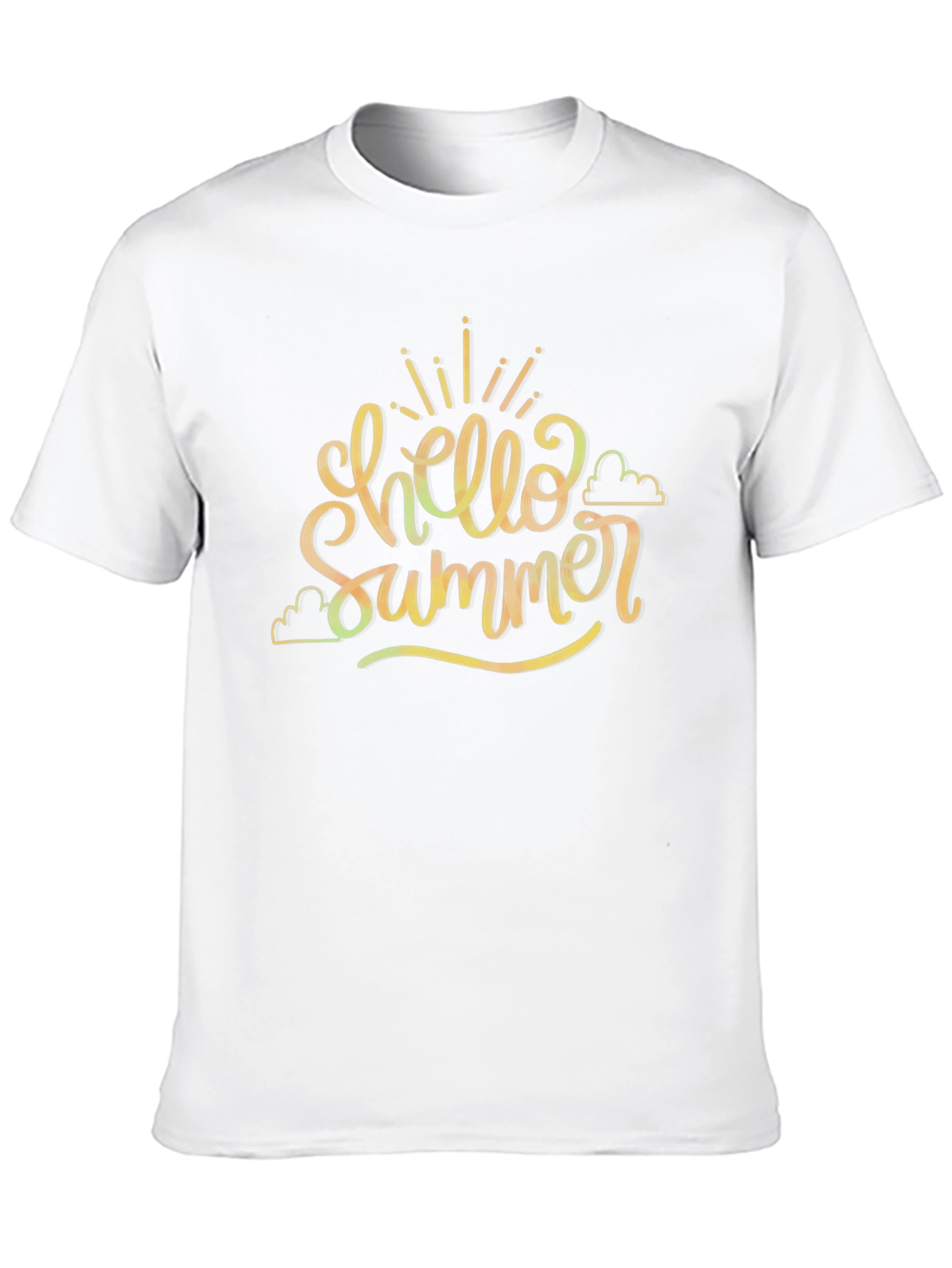 Hello Summer Black T-Shirt