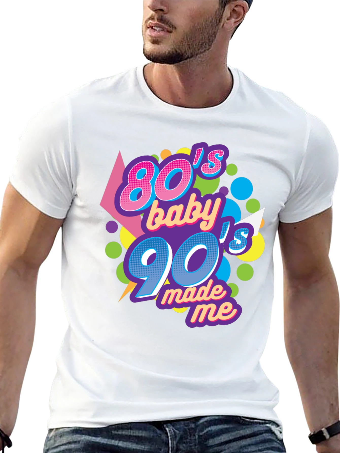80s Baby 90s Made Me Graphic Tee