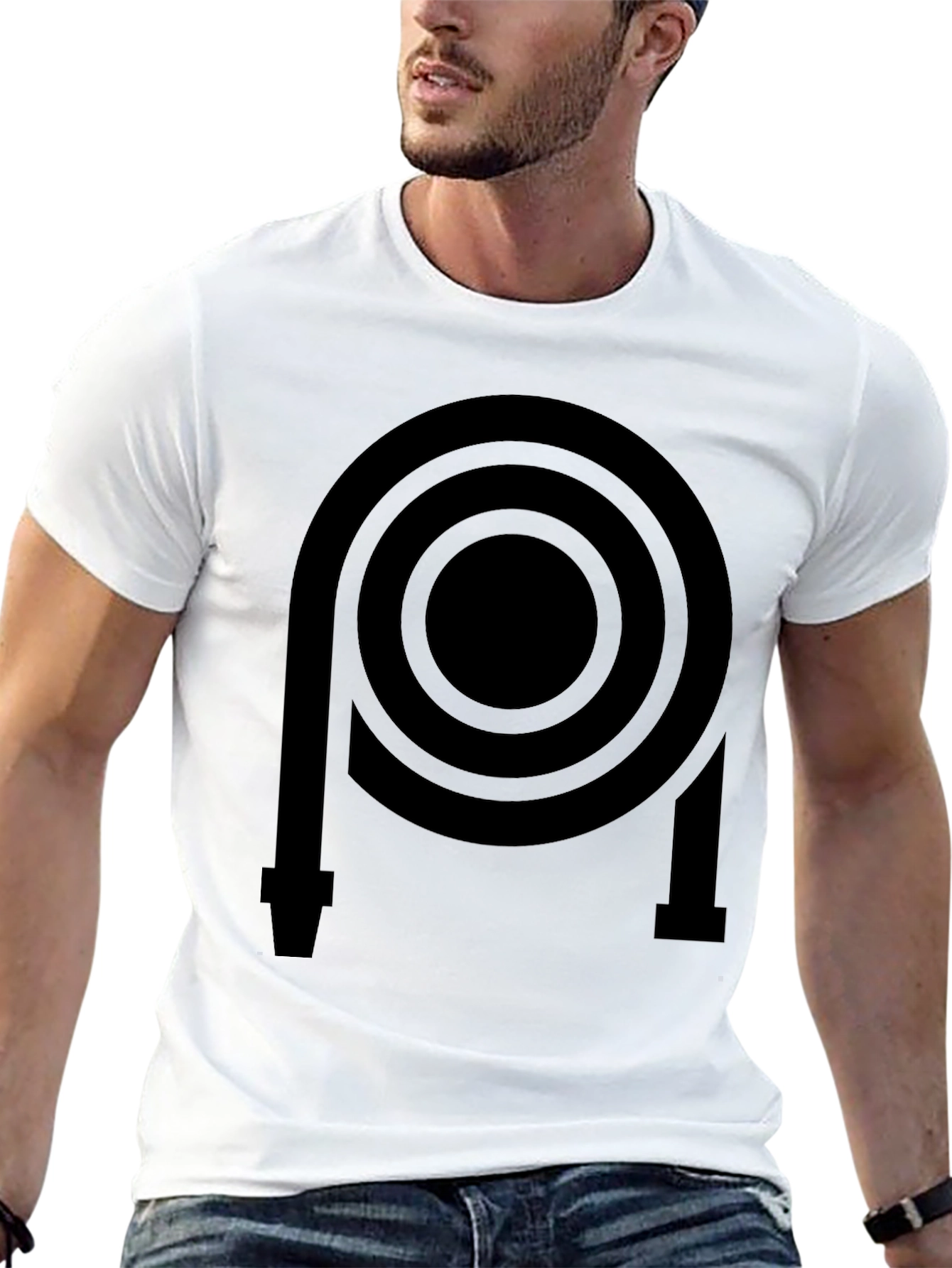 Abstract Graphic Tee - Minimalist Design