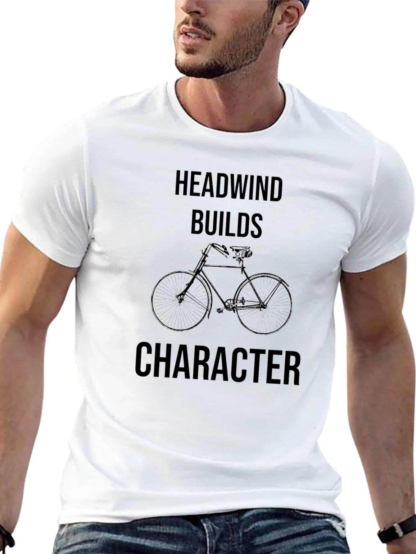 Headwind Builds Character Black T-Shirt