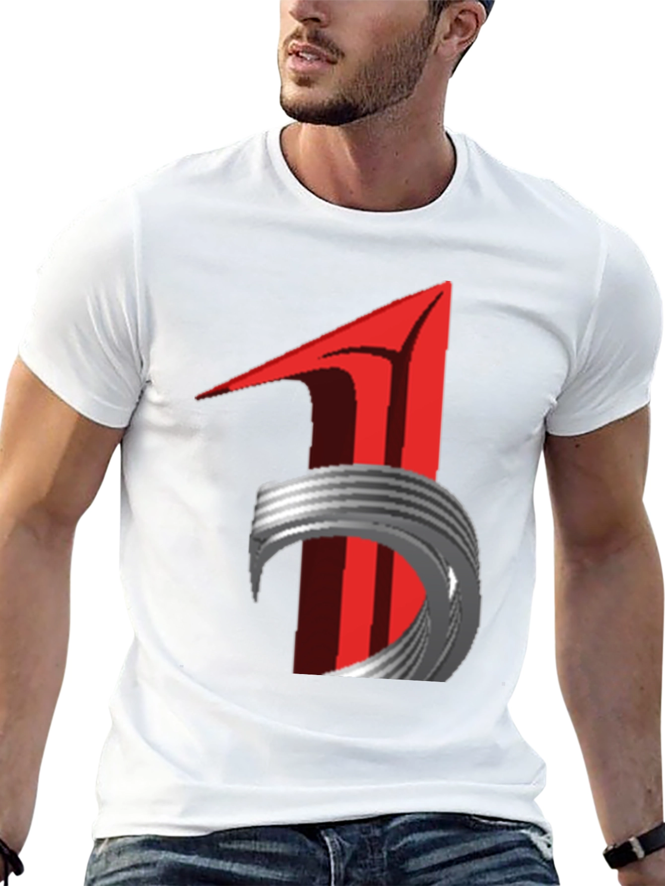 Abstract Graphic Print T-Shirt - Modern Streetwear