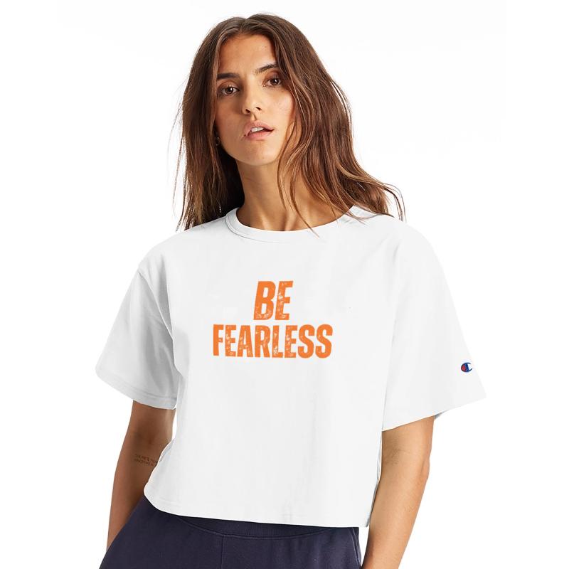 BE FEARLESS MOTIVATION T SHIRT COOL