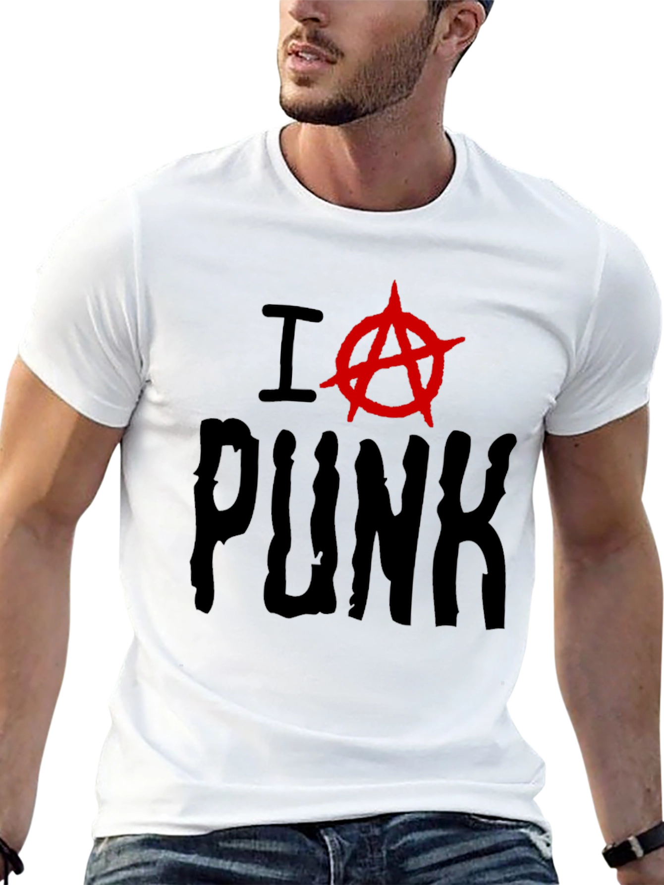 I Anarchy Punk Graphic T-Shirt