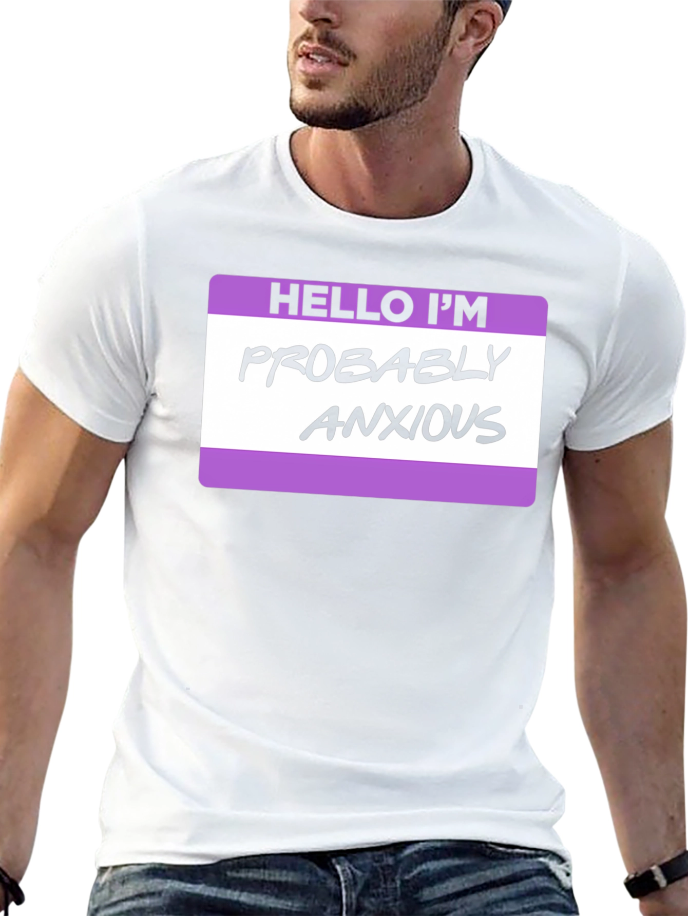 Anxious Statement Tee - Relaxed Fit