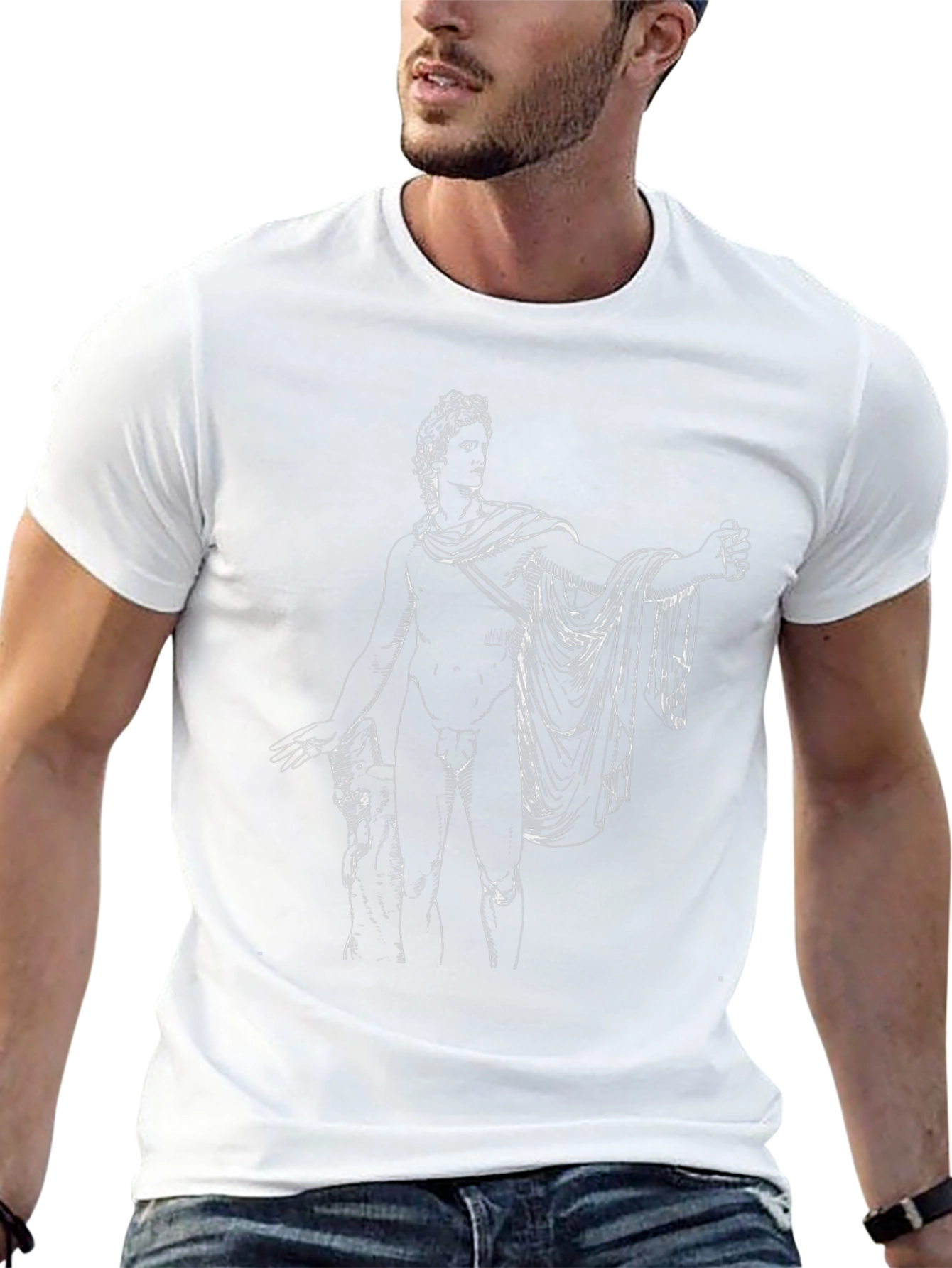 Apollo Sketch Black T-Shirt