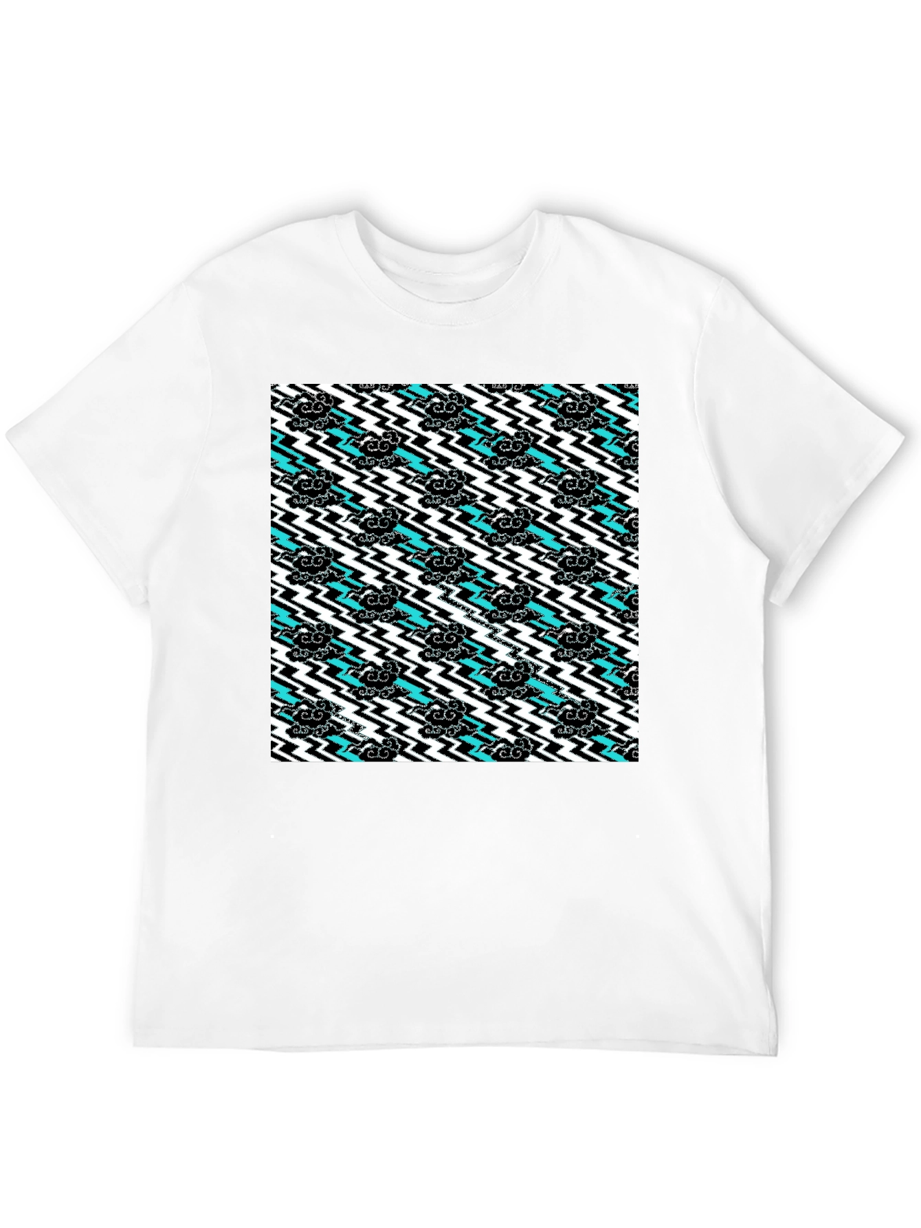 Abstract Cloud & Lightning T-Shirt