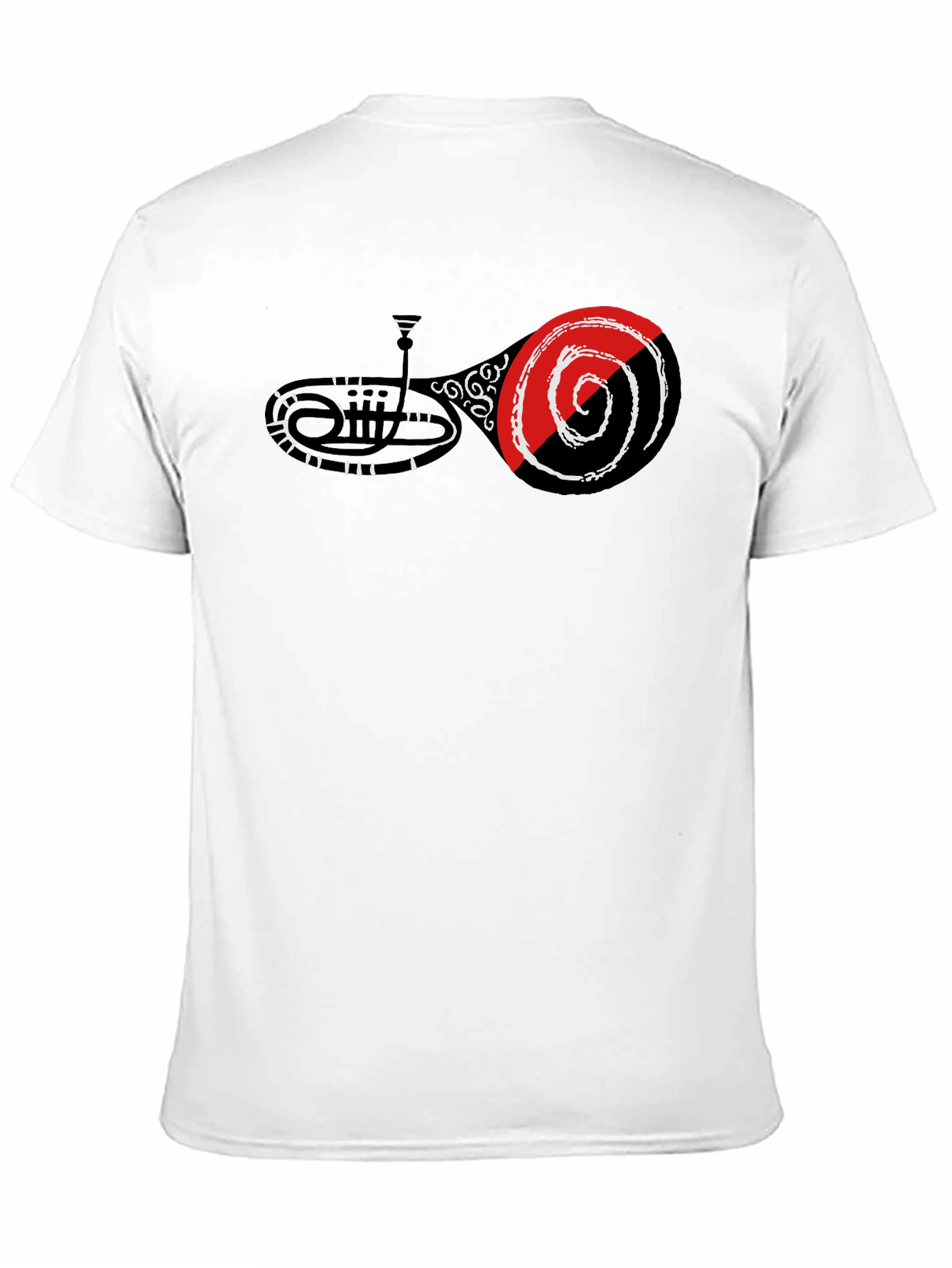 Abstract Music Graphic Tee - Black