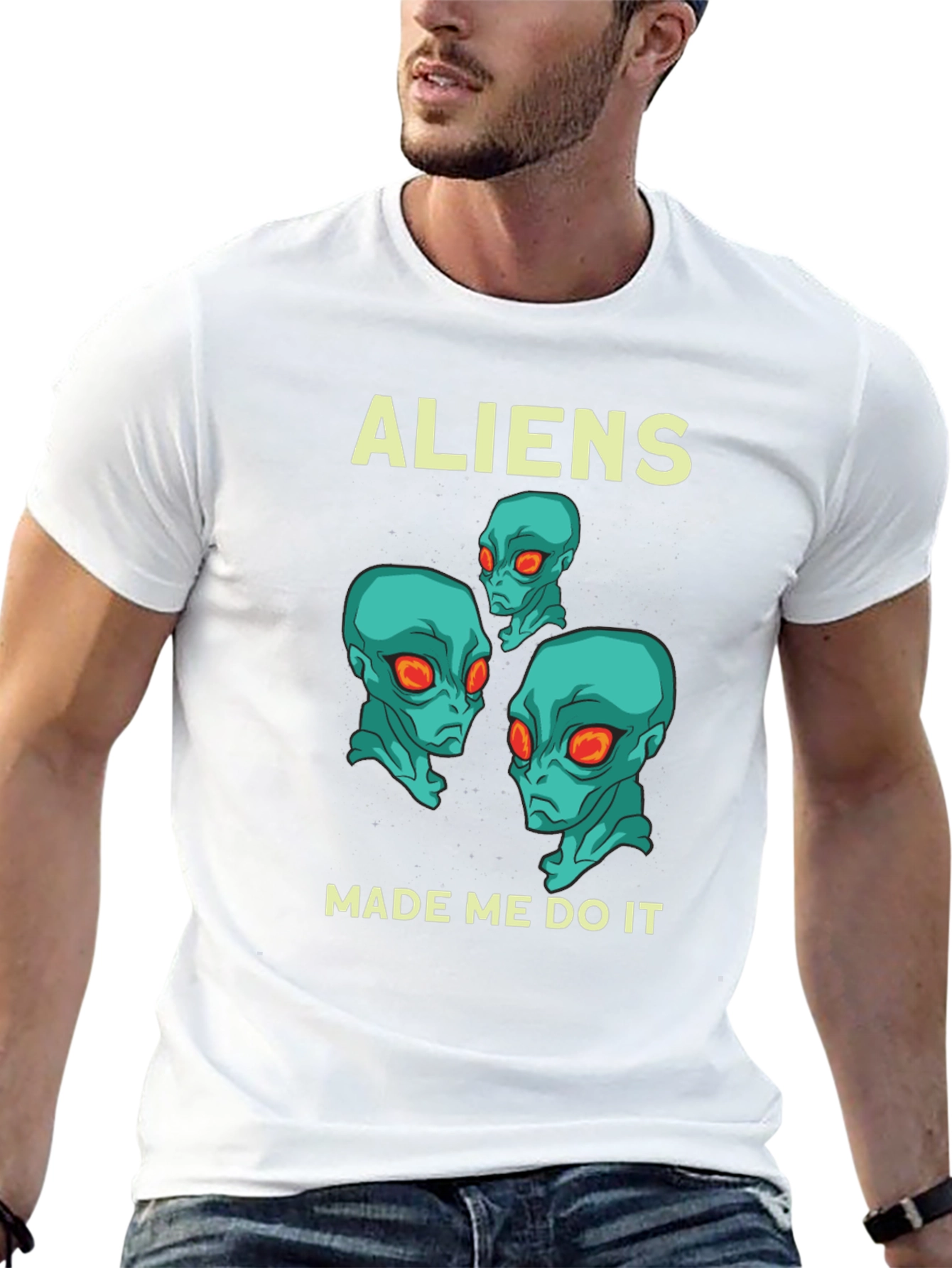 Aliens Made Me Do It Graphic T-Shirt