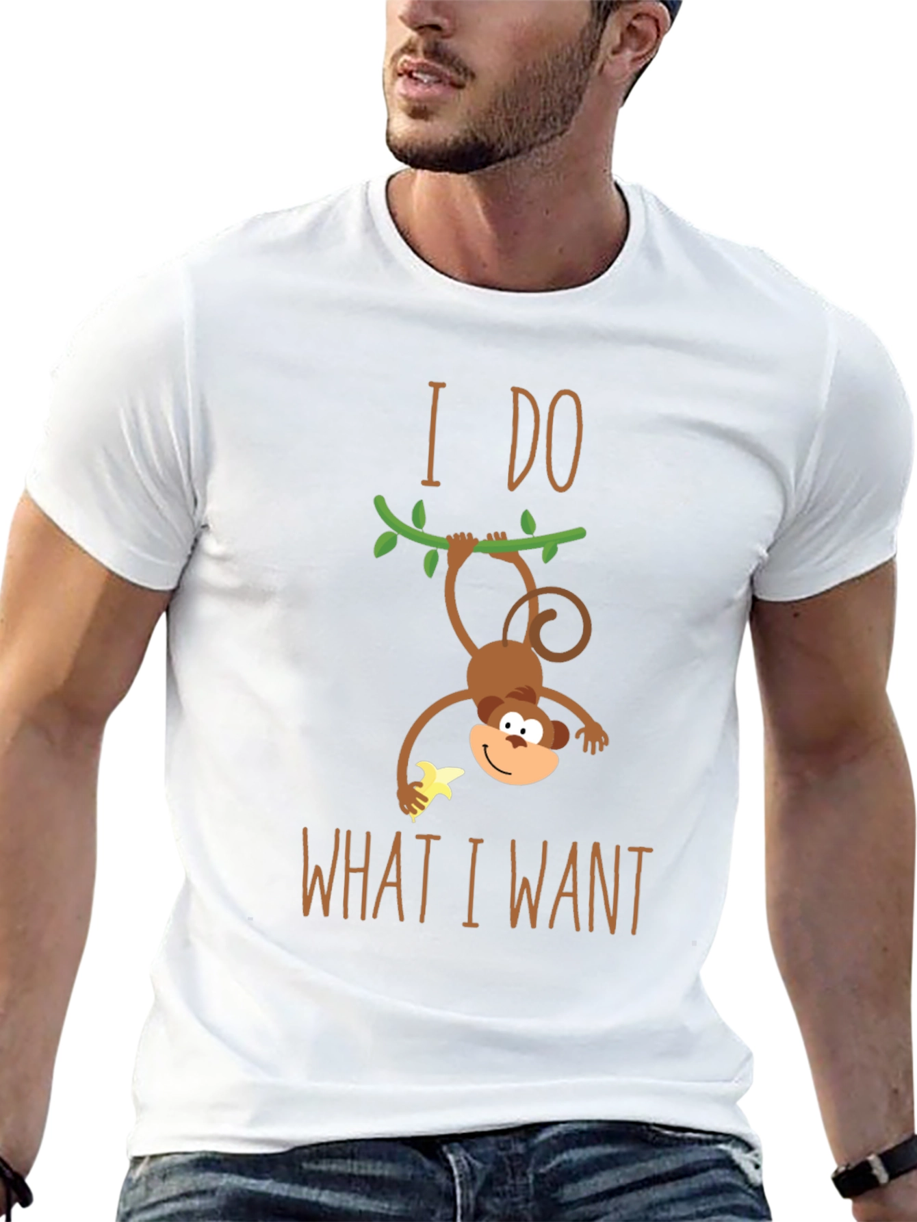 I Do What I Want Monkey T-Shirt