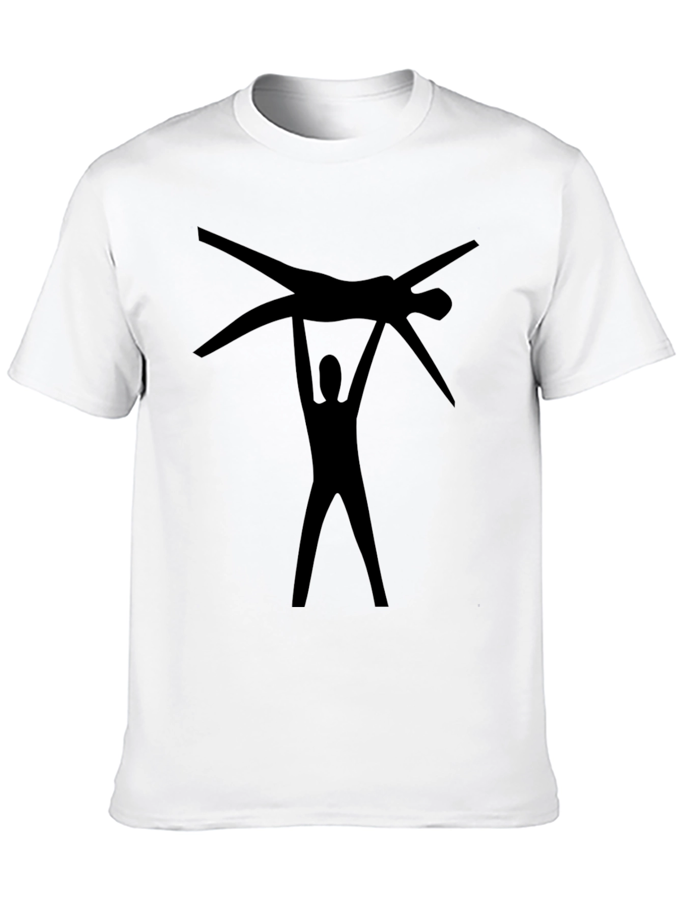 Acrobatic Silhouette Graphic T-Shirt