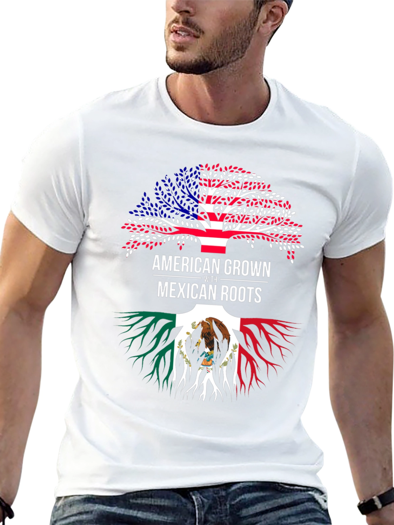 American Grown with Mexican Roots T-Shirt