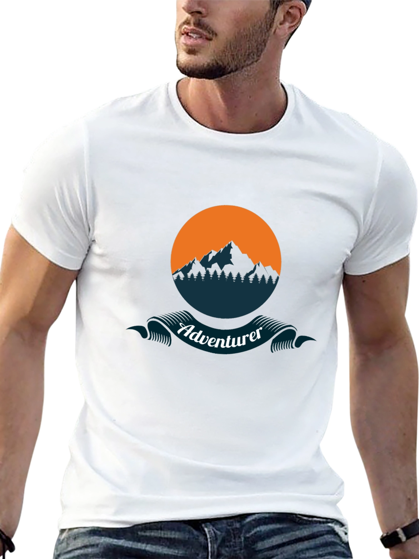 Adventurer Graphic Tee - Stylish Outdoor Inspired Design