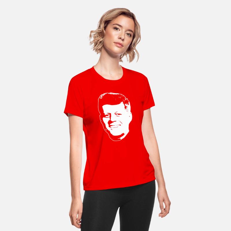 John F Kennedy White On Black Pop Art