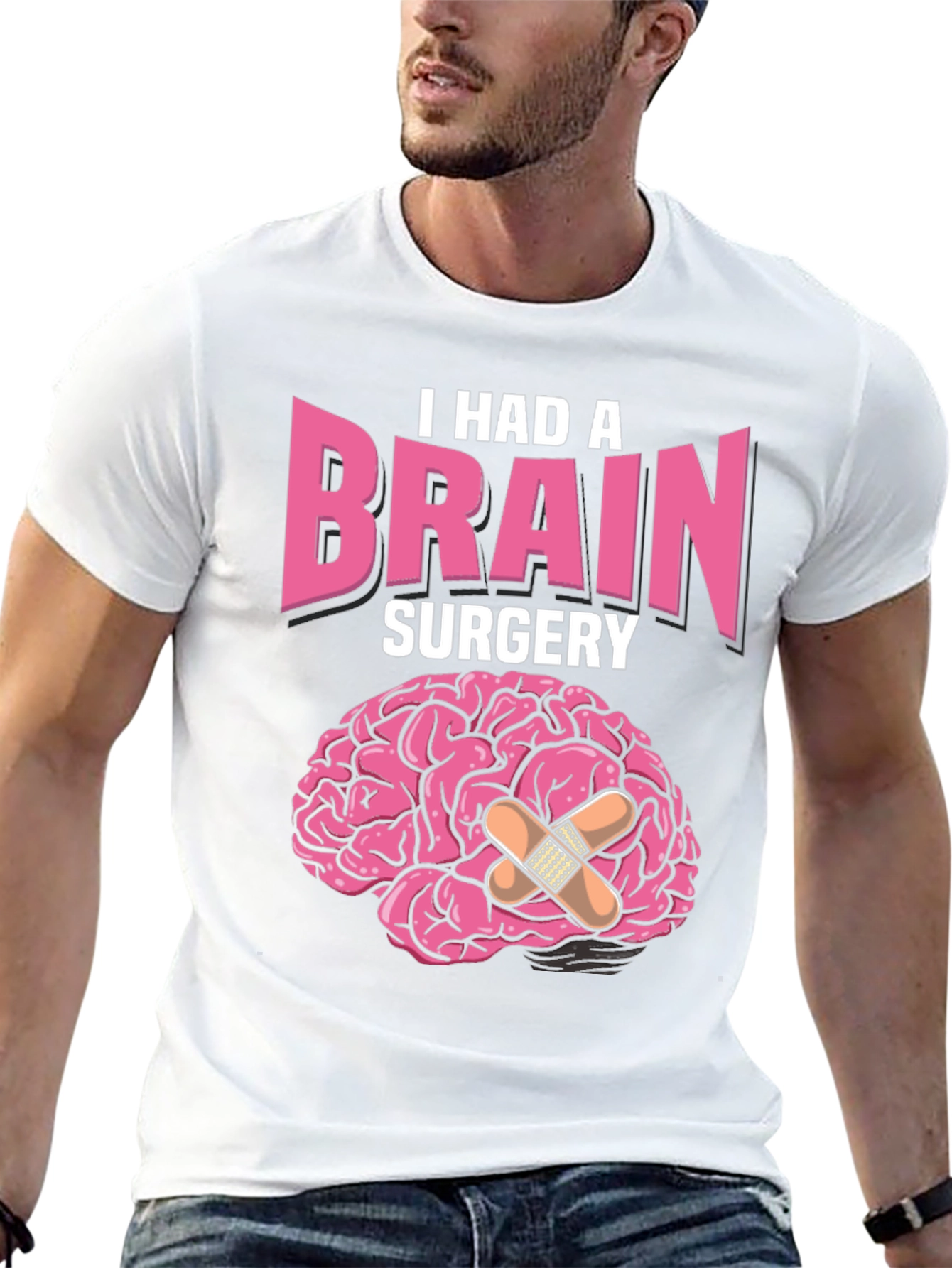 I Had Brain Surgery T-Shirt Funny Get Well Gift