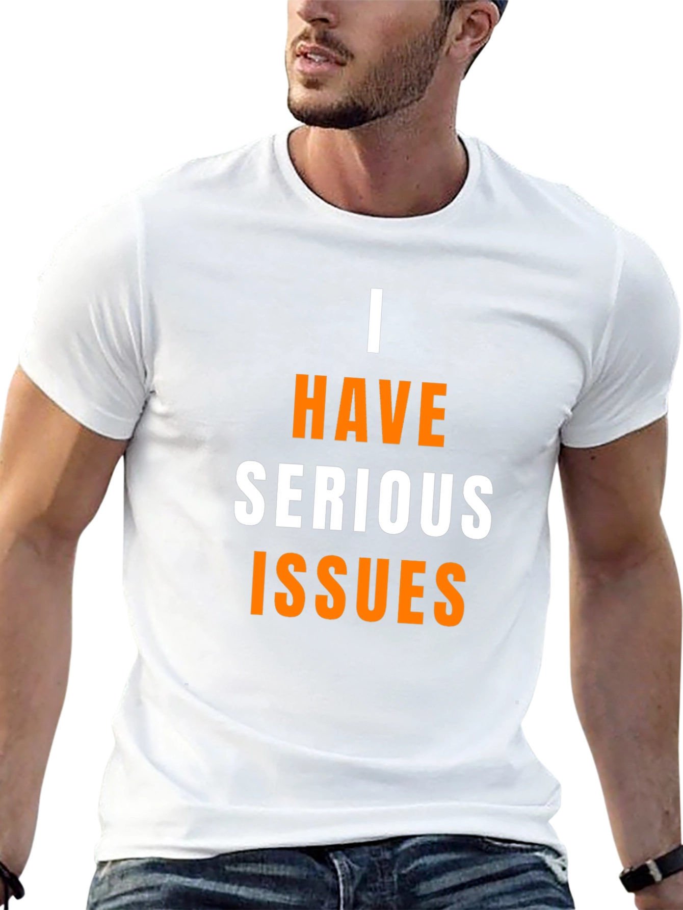 I Have Serious Issues Graphic T-Shirt - Black