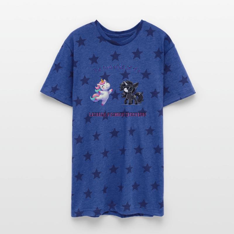 Lesbian Fashion Spectrum Unicorn T-Shirt