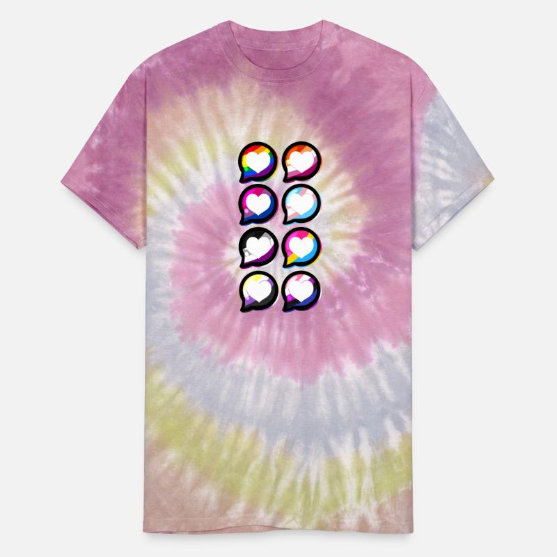 Lgbtq Pride Heart Speech Bubbles