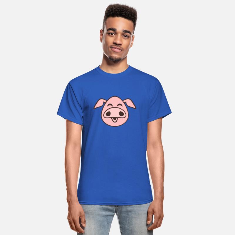 Little cute piggy face comic pig piglet animal