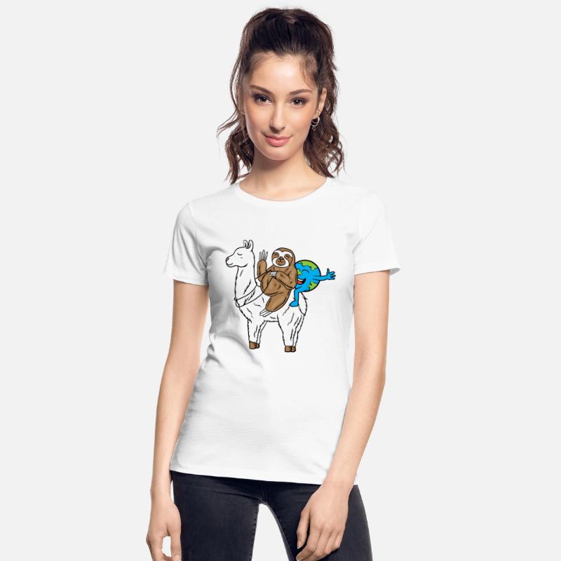 LLama Sloth Earth Funny Clothing Earth Day