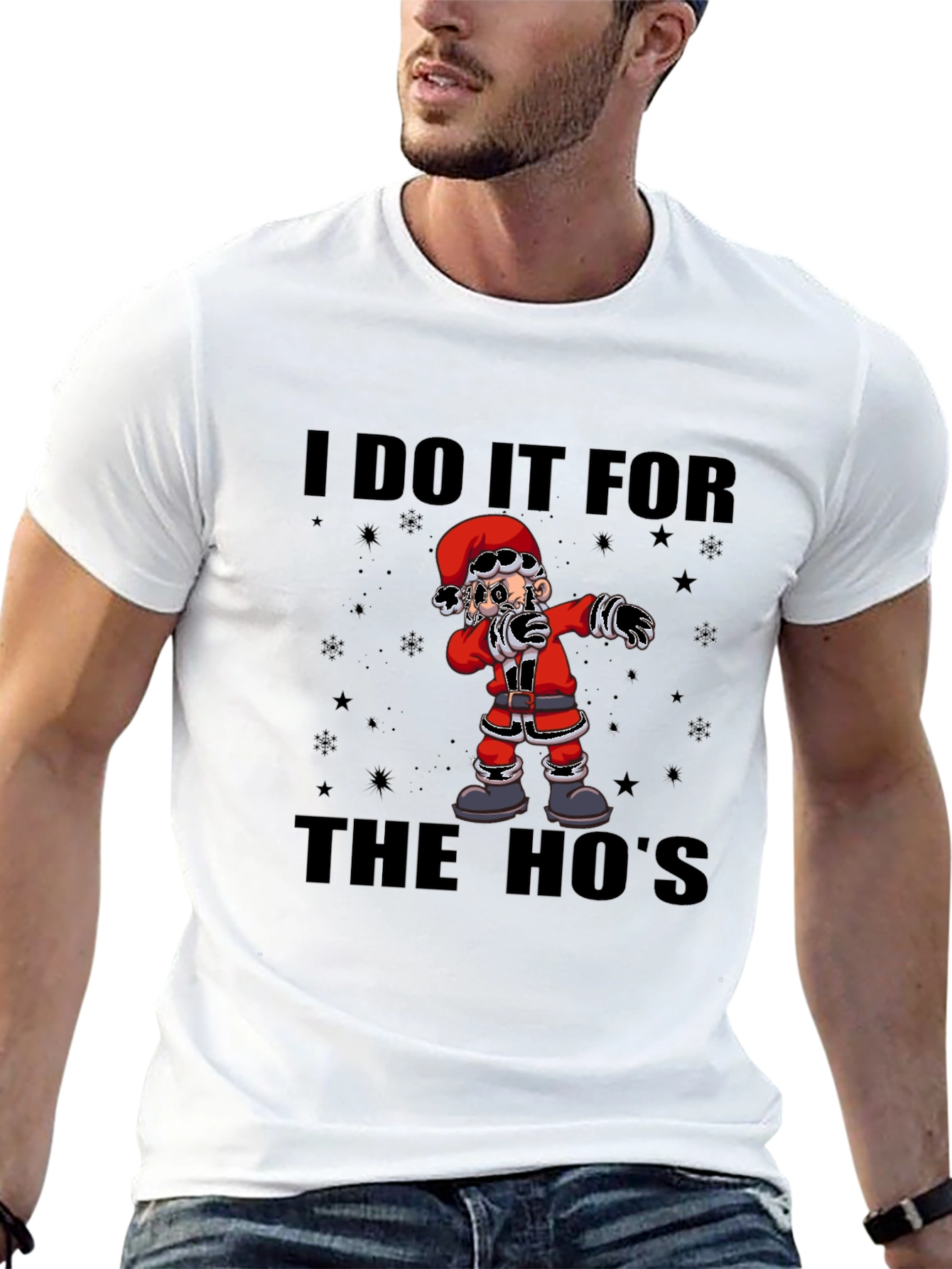 Humorous Holiday Santa T-Shirt