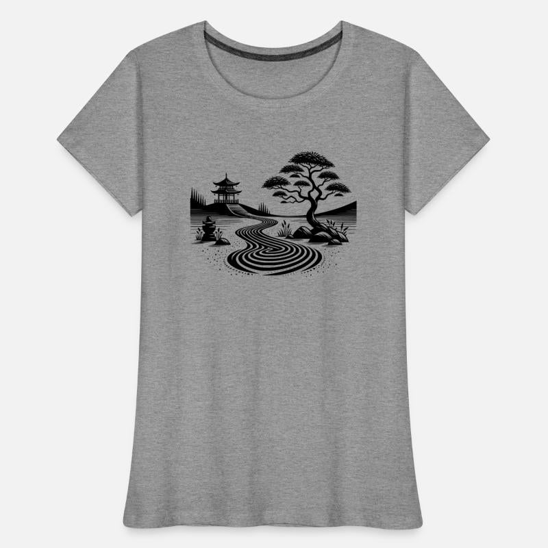 Meditative Balance Japanese Temple Garden