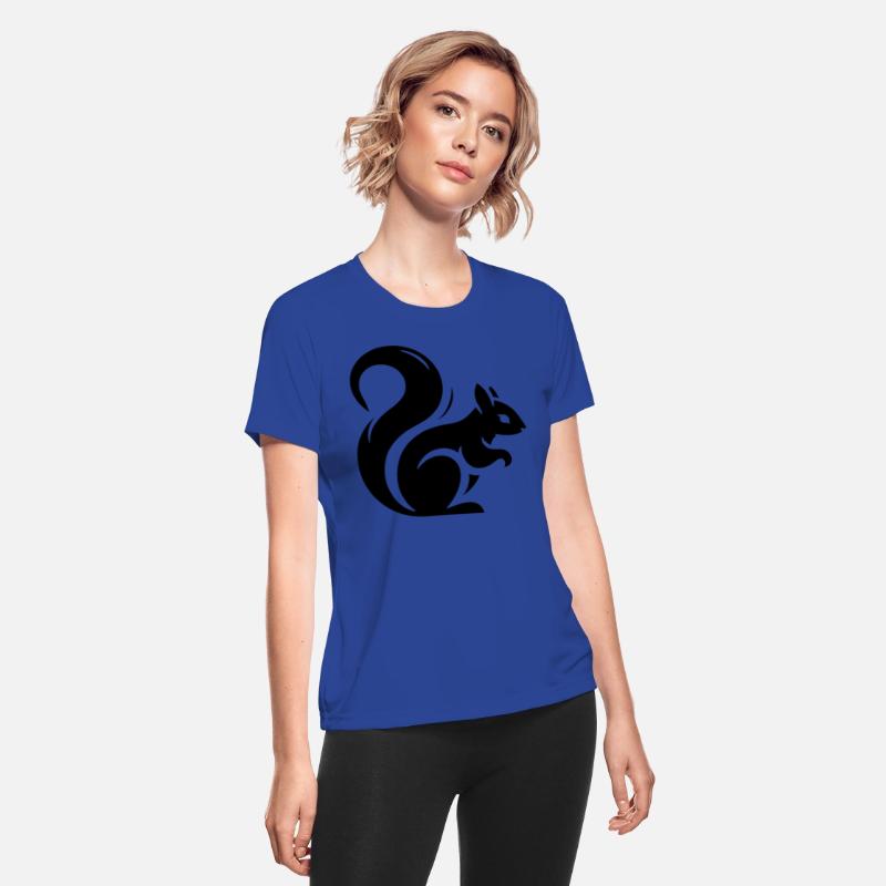 Minimalist Squirrel Silhouette