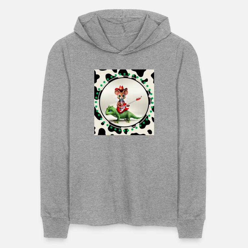 Mouse on Lizard Playing Guitar