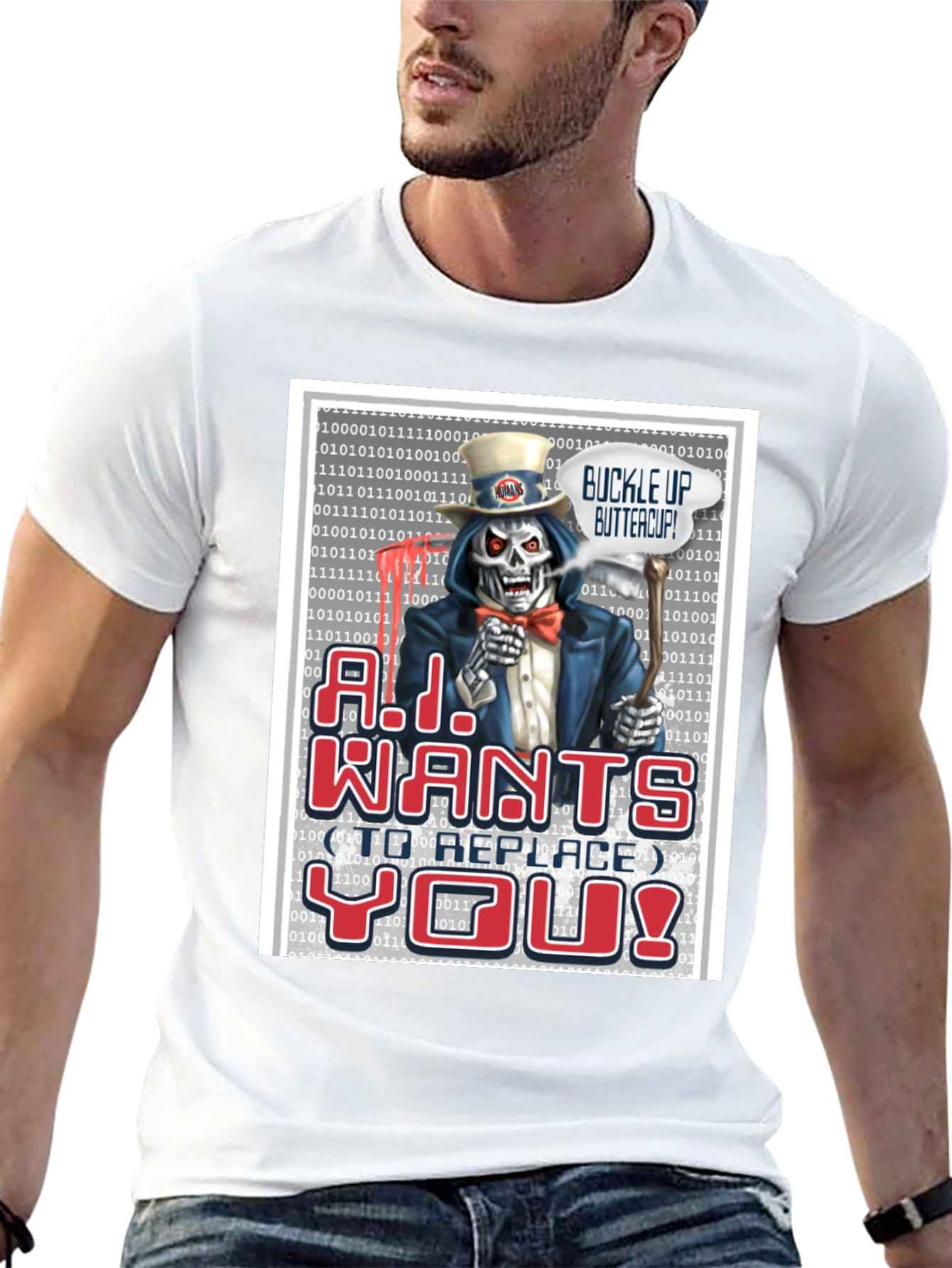 A.I. Wants To Replace You T-Shirt
