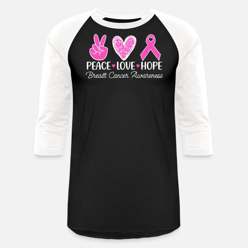 Peace Love Cure Pink Ribbon Breast Cancer