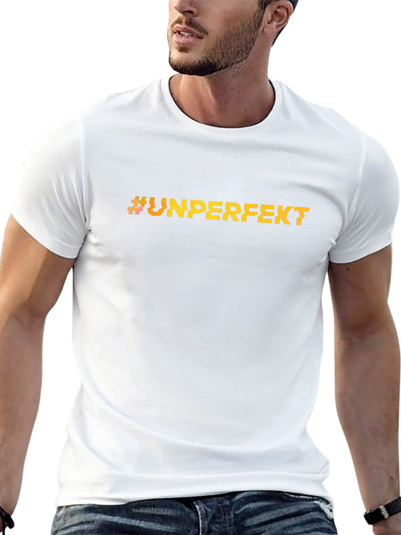 #UNPERFEKT Black Graphic Tee - Stylish & Trendy