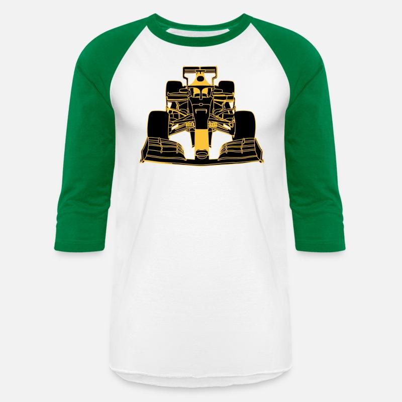 Racing car formula racing car yellow