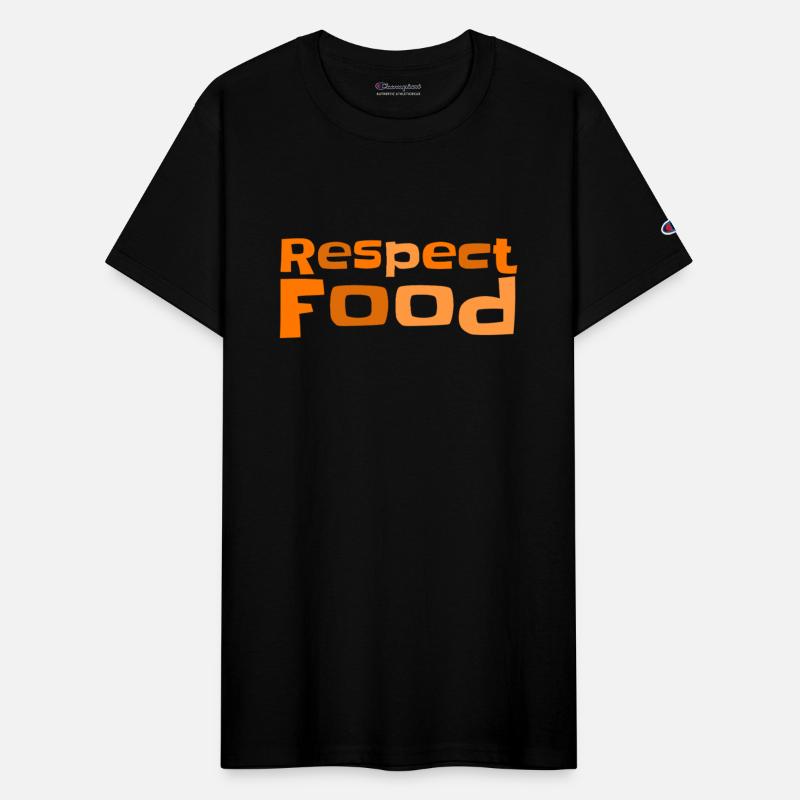 Respect food Typography