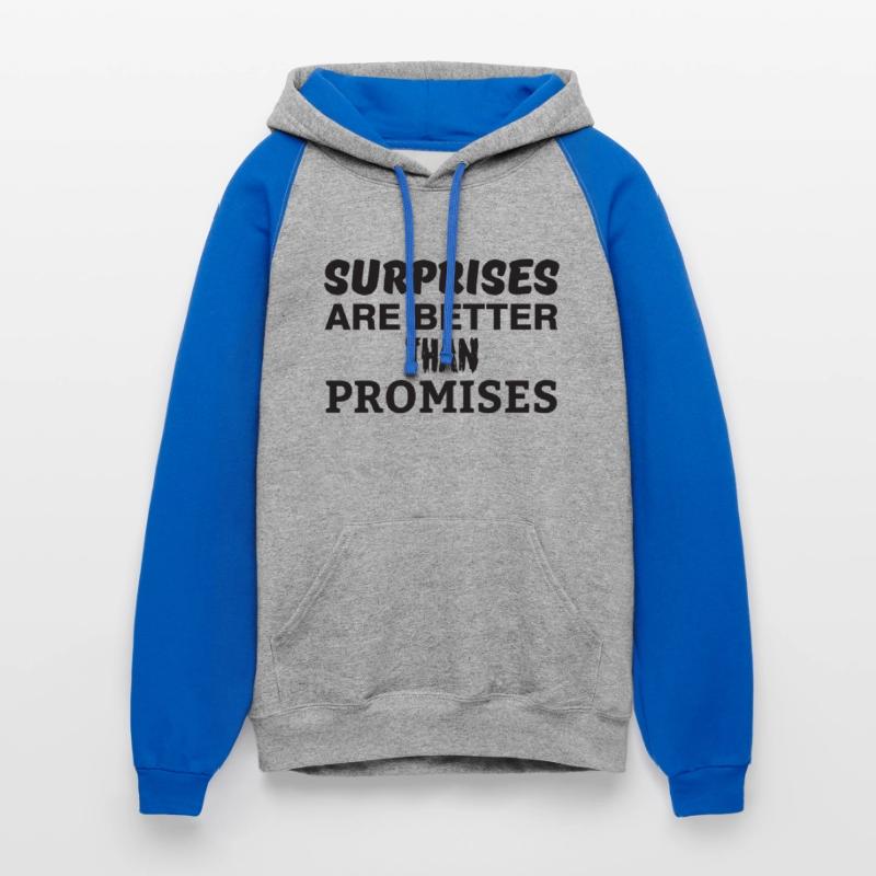 Surprises are better than promises
