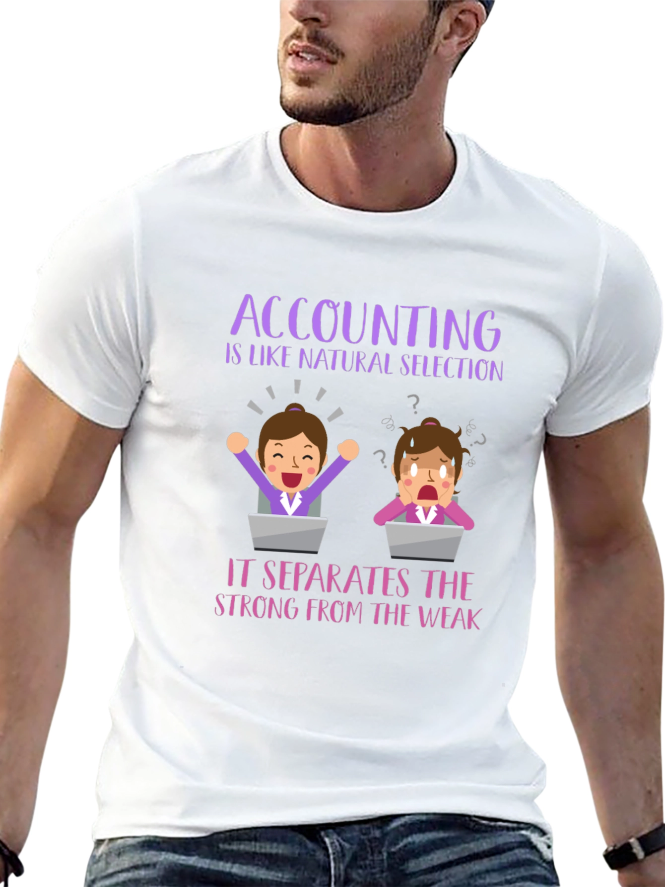 Accounting Natural Selection T-Shirt
