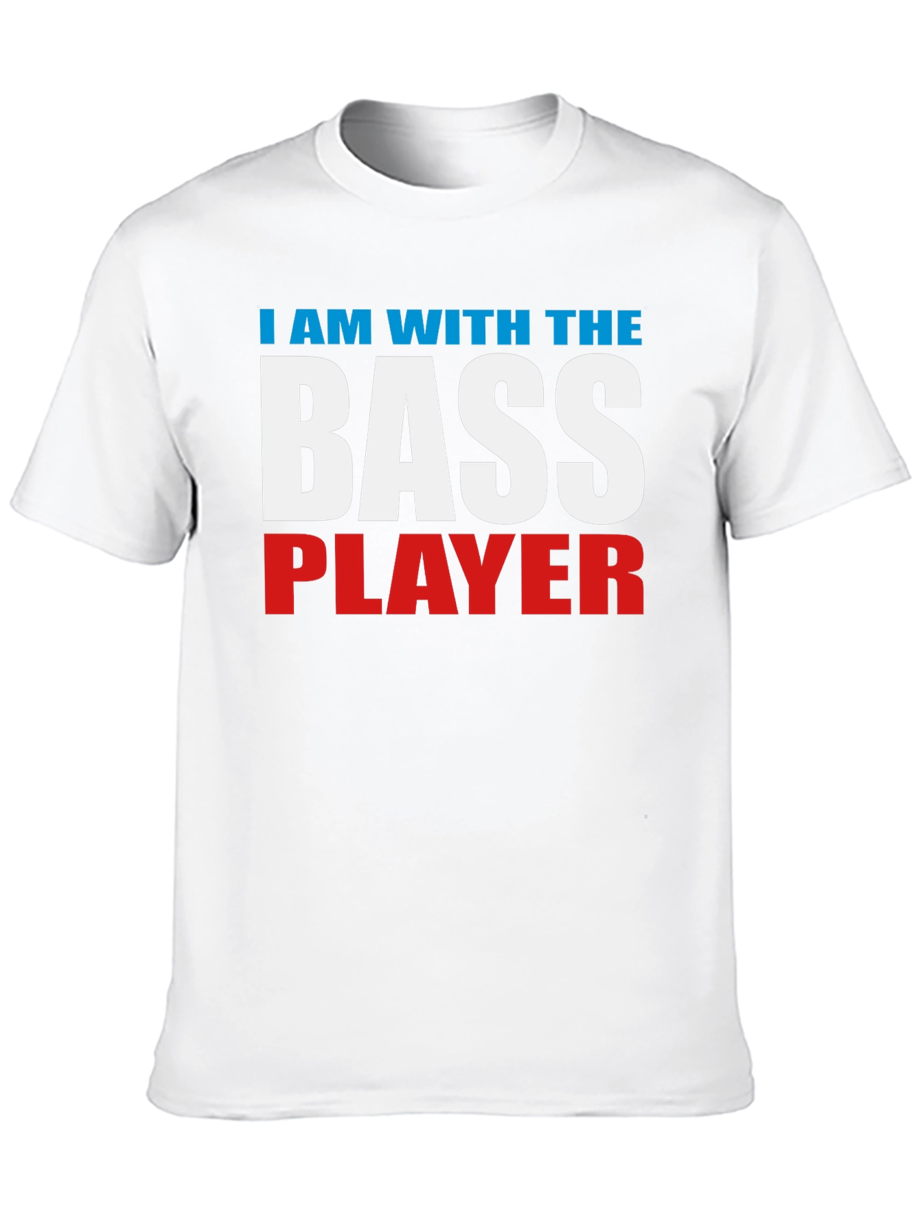 I Am With The Bass Player Graphic T-Shirt