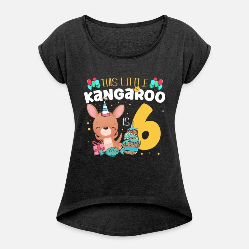 This Little Kangaroo Is 6 Animal Happy Birthday