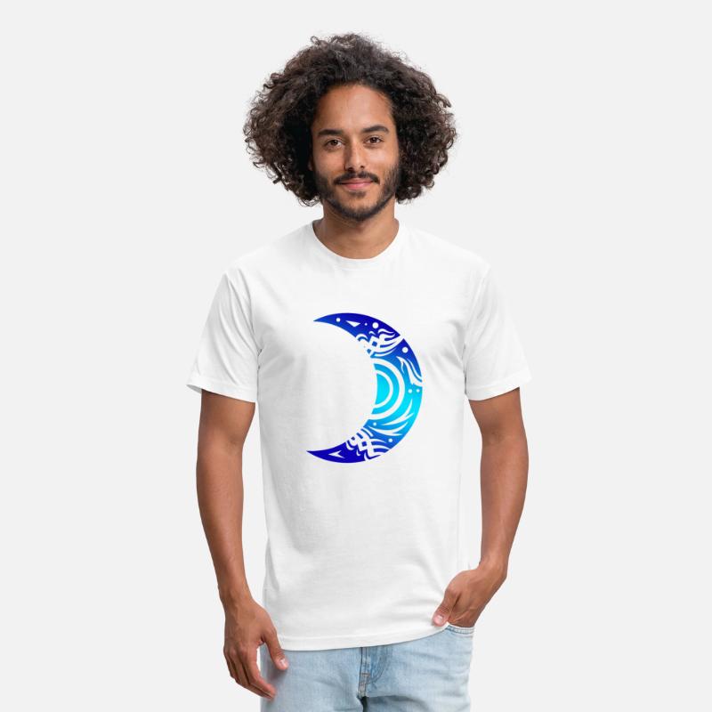 Tribal Tattoo Moon Half Shape Moon Lover Gift Idea