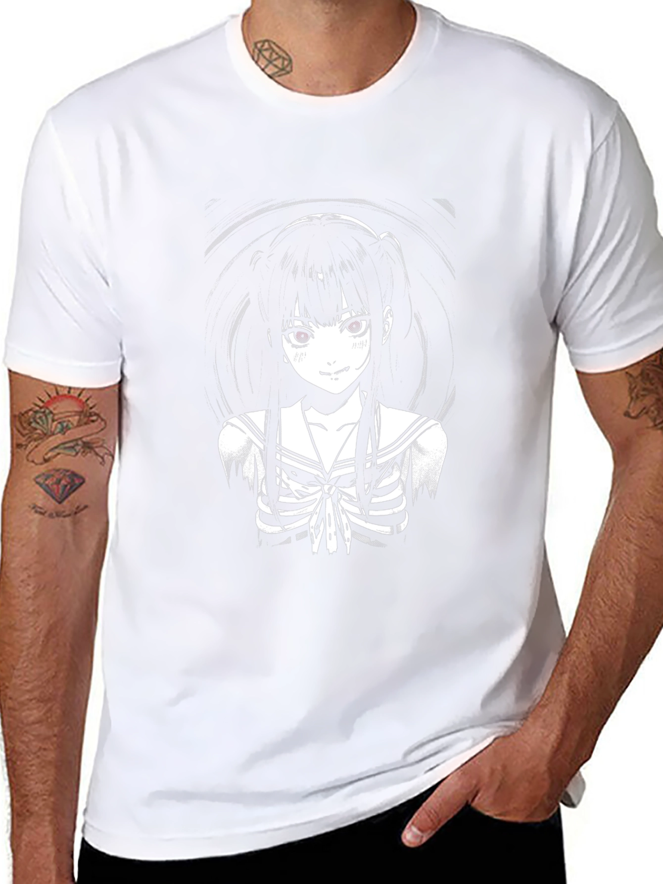 Anime Girl Graphic T-Shirt