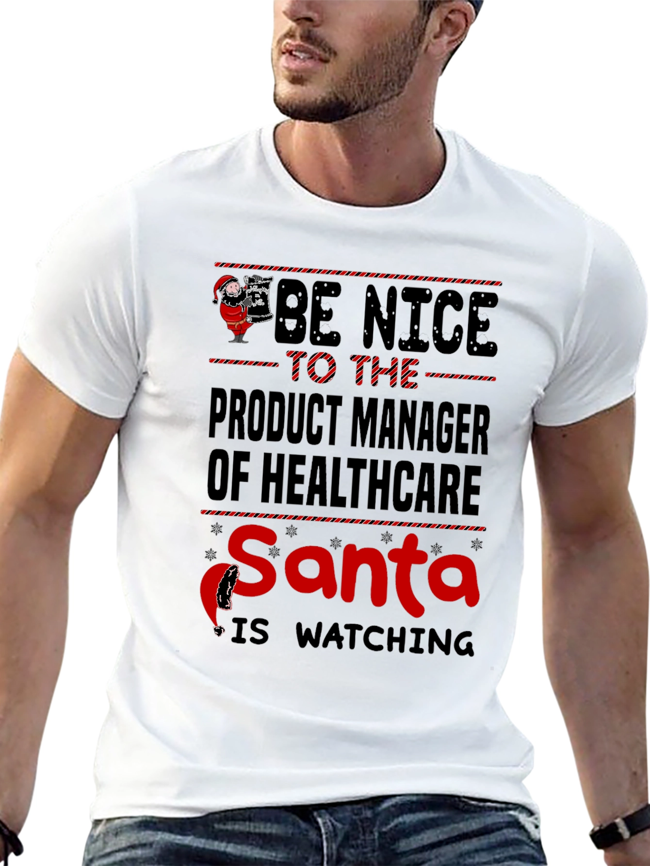 Healthcare Product Manager Santa T-Shirt