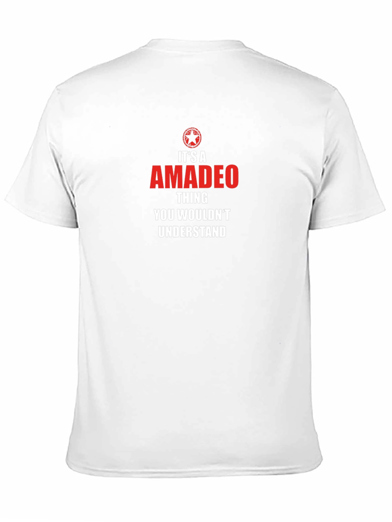 Amadeo Thing T-Shirt - Unique Personalized Gift