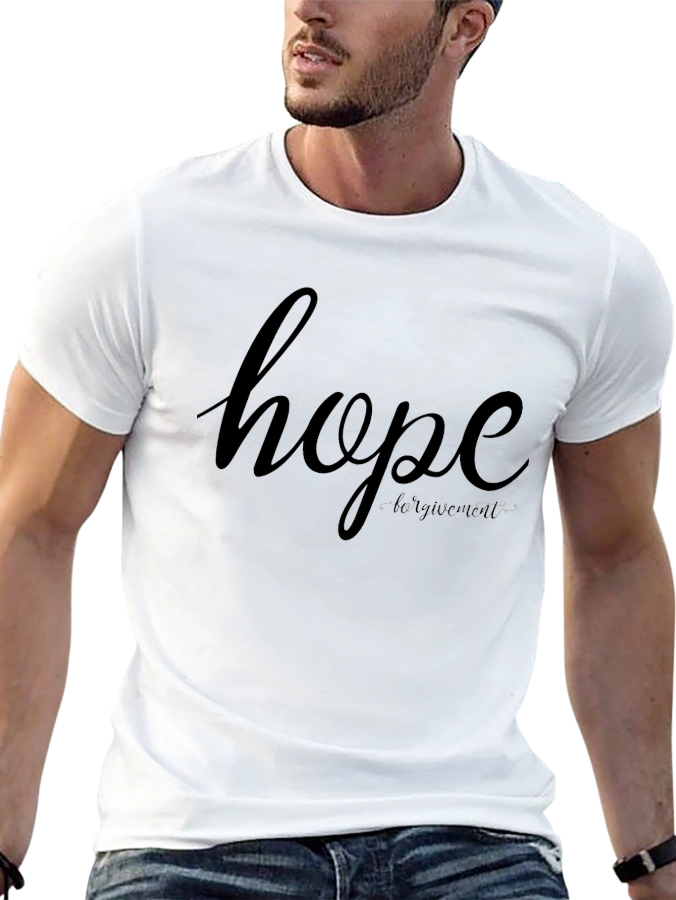Hope Forgiveness Black T-Shirt