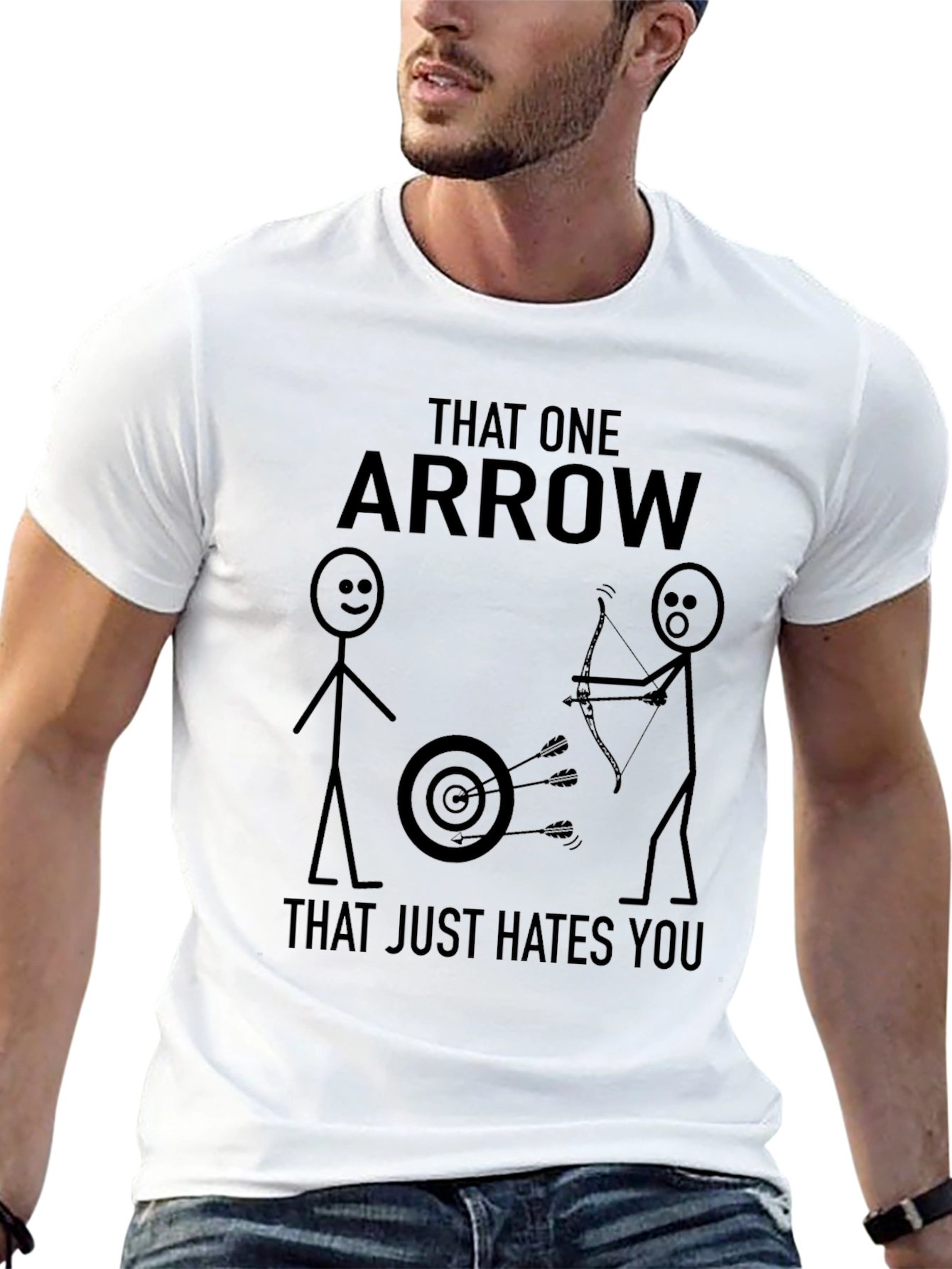 Humorous Archery T-Shirt - That One Arrow