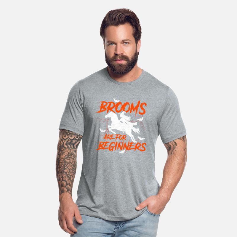 Witch rides horse on Halloween