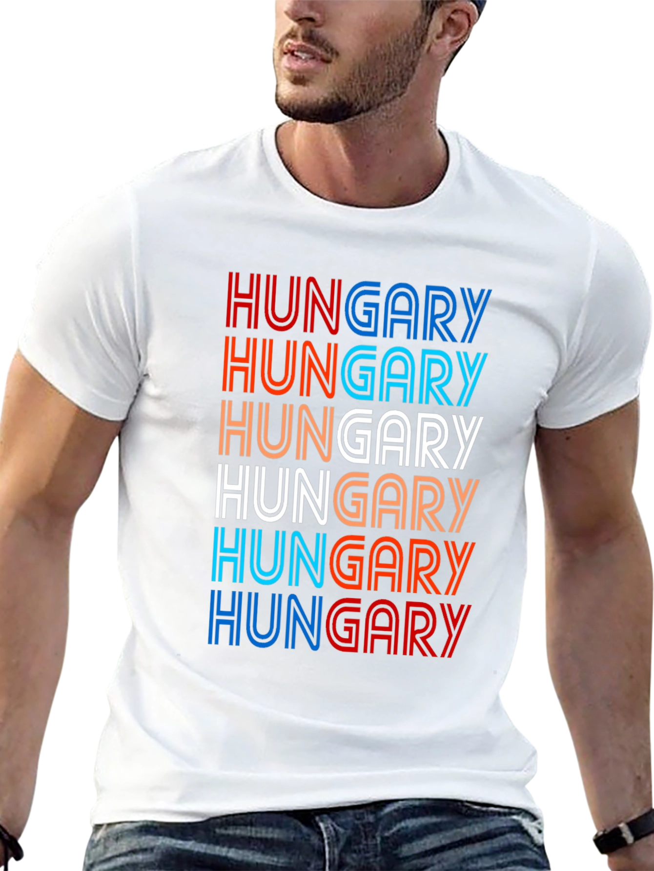 Hungary Retro Style T-Shirt - Country Pride Tee