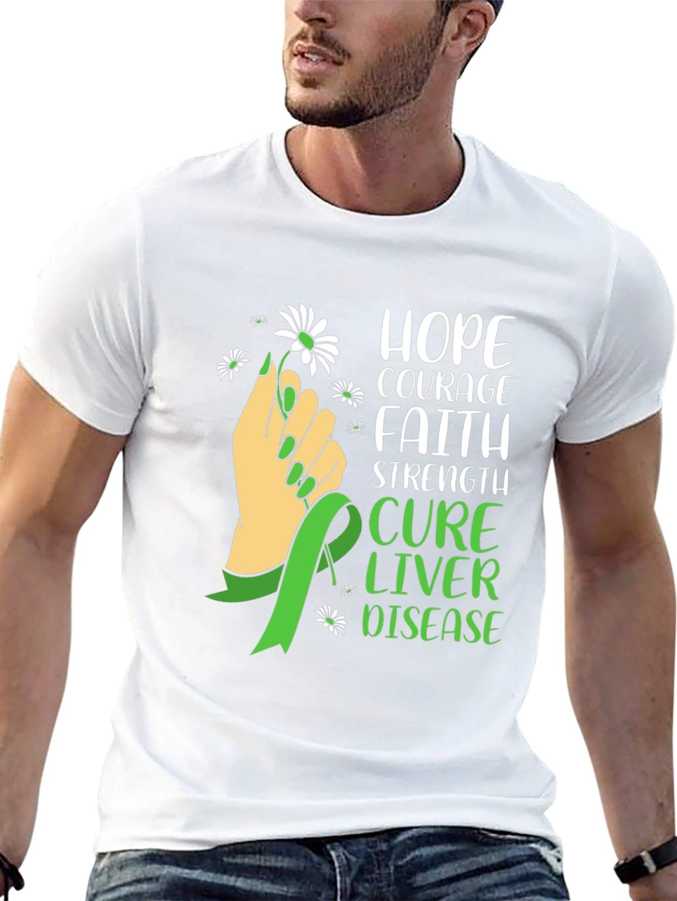 Hope Cure Liver Disease Awareness T-Shirt