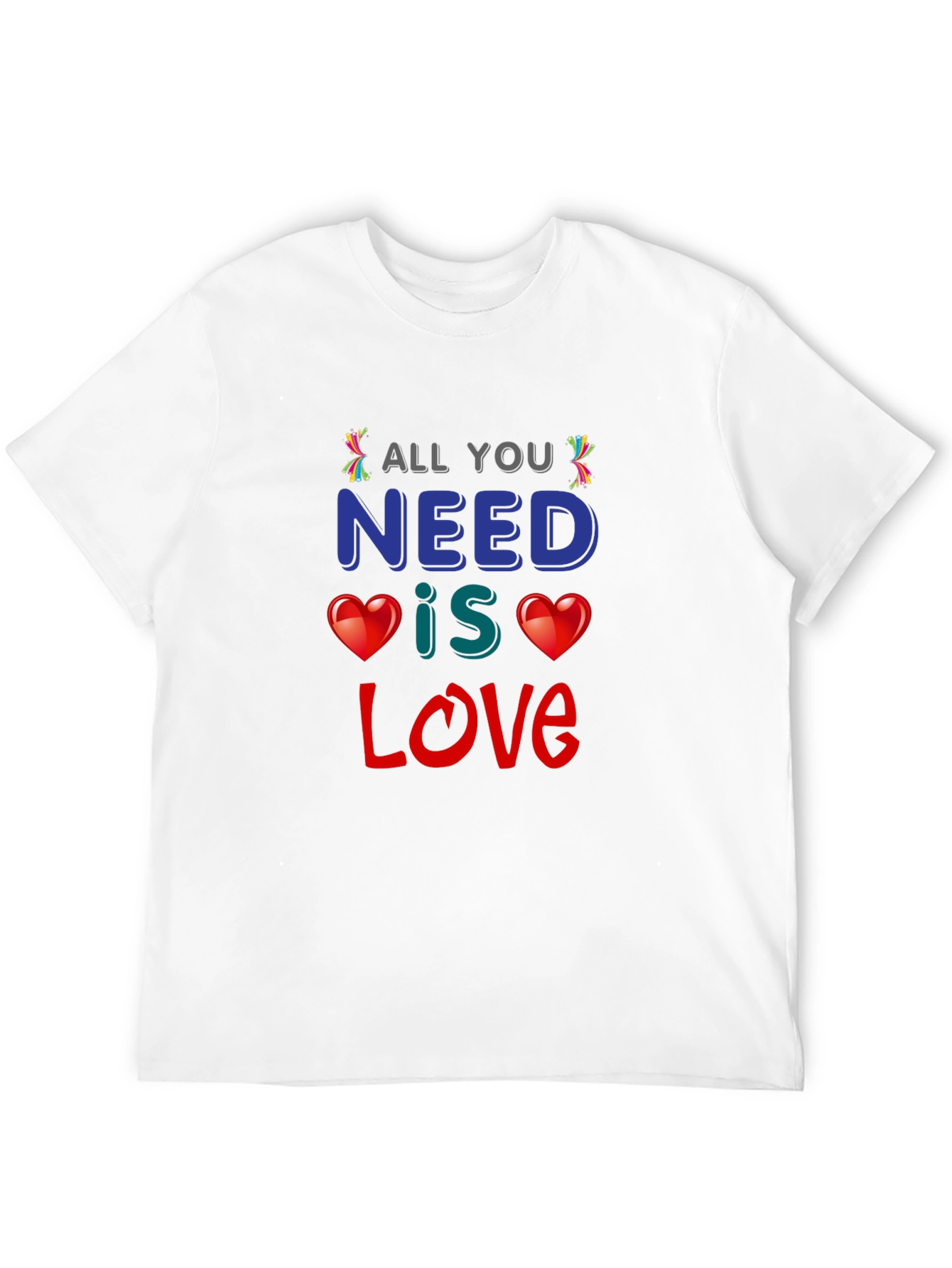 All You Need Is Love Graphic Tee - Black