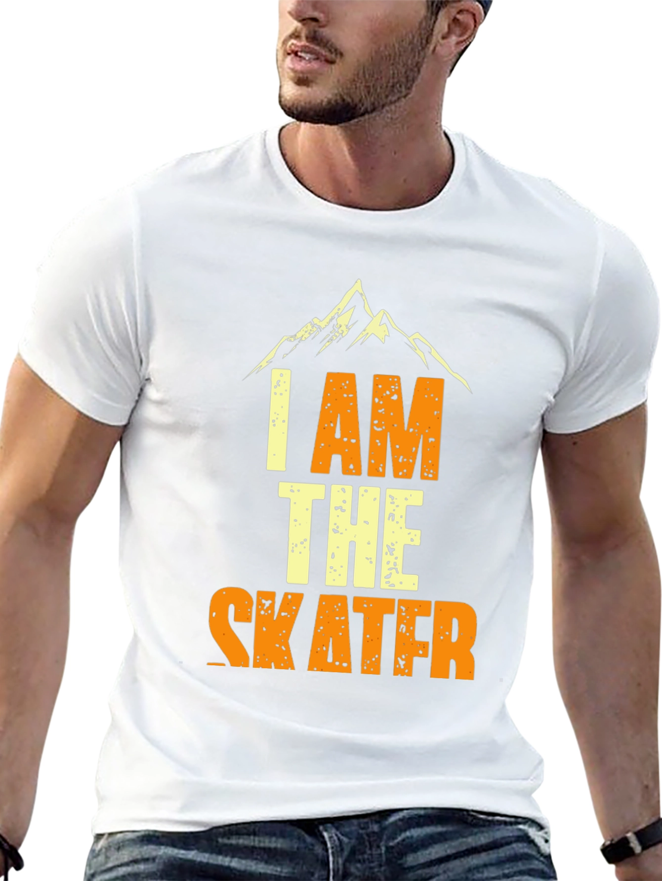 I am the Skater T-Shirt - Mountain Graphic Tee