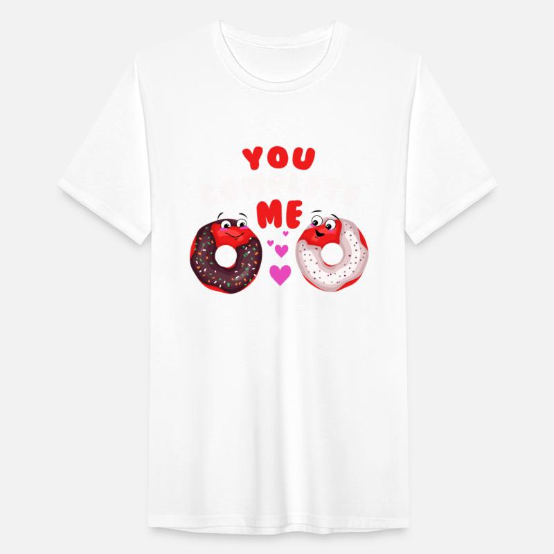 You complete me! Love donut couple Valentine's Day