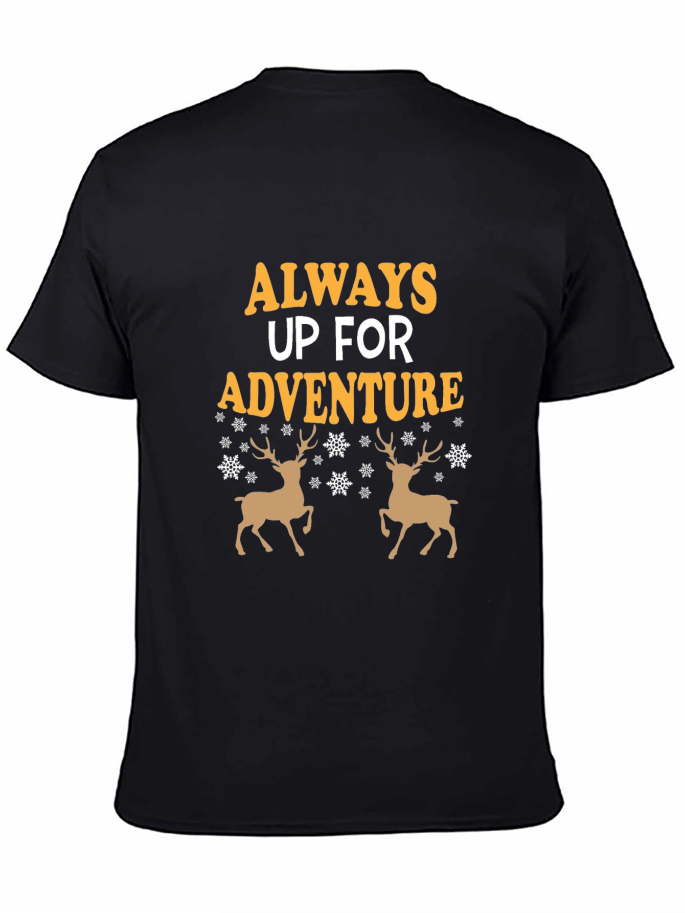 Always Up For Adventure Deer Graphic Tee