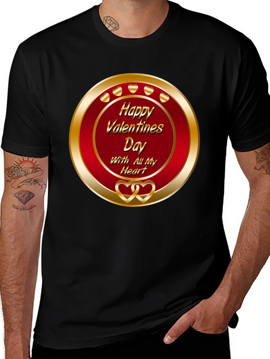 Happy Valentines Day T-Shirt - All My Heart